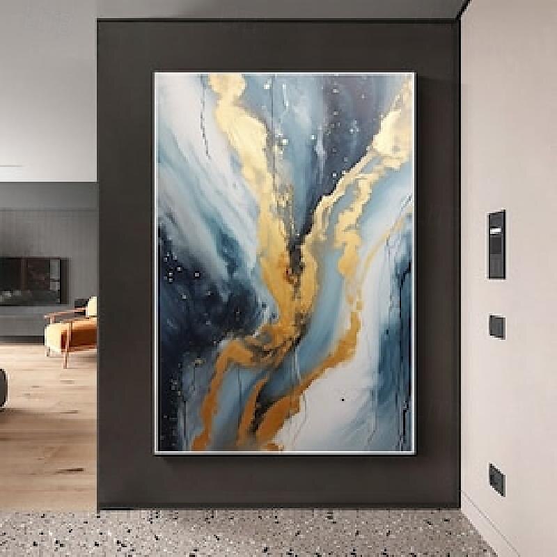 handgemachtes abstraktes minimalistisches Texturfolie-Gold-Ölgemälde auf Leinwand, große Wandkunst, individuelles Folien-Goldgemälde, Goldfoliengemälde, Goldgemälde, Wanddekoration für Wohnzimmer 2025 - $125.99 –P5
