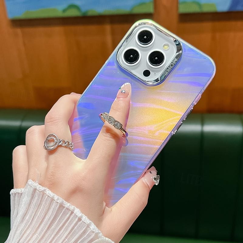 טלפון מגן עבור אייפון 16 iPhone 15 Pro Max iPhone 14 Pro Max אייפון 13 פרו מקס כיסוי אחורי בלינג גליטר מבריק אבזם טבעת עמיד בזעזועים TPU צפוי 2025 - $15.99 –P15