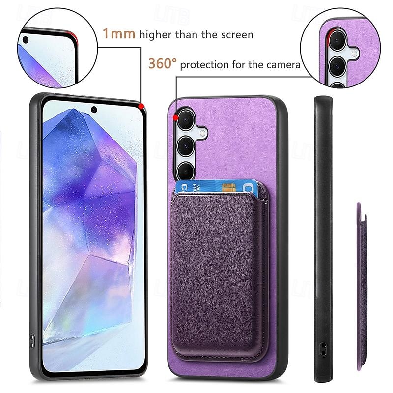 телефон Кейс для Назначение SSamsung Galaxy S24 Ultra Plus S23 Ultra Plus А55 А35 А25 А15 5Г A54 A34 A14 S25 Ультра Магнитный адсорбционный футляр 2025 - $19.99 –P9