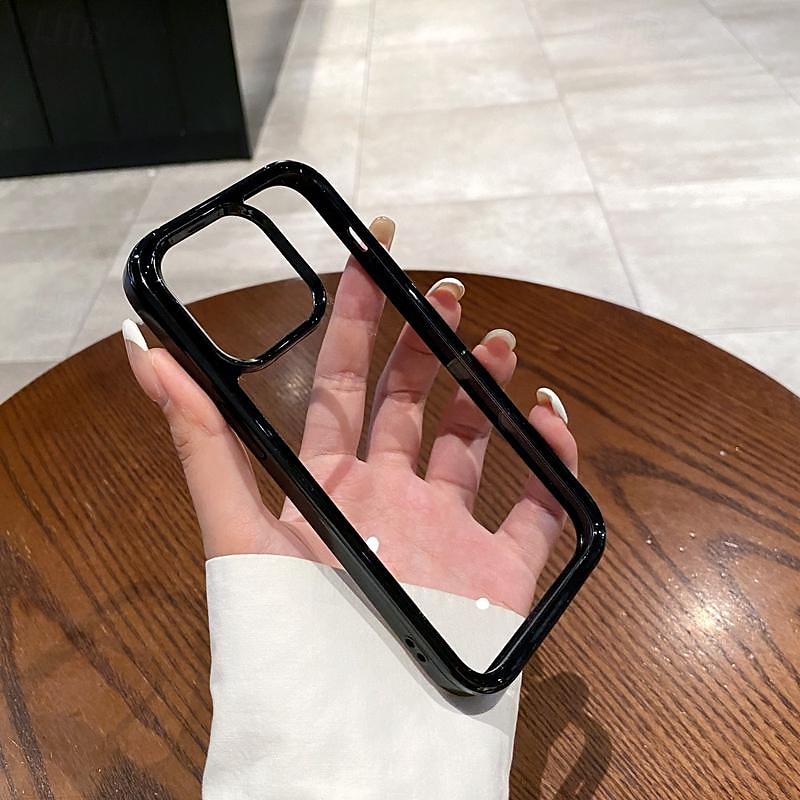телефон Кейс для Назначение iPhone i16 15 14 Pro Max Plus 15 14 Pro Max 13 Pro Max Кейс на заднюю панель Прозрачный Защита от удара ТПУ Акрил 2025 - $7.99 –P8