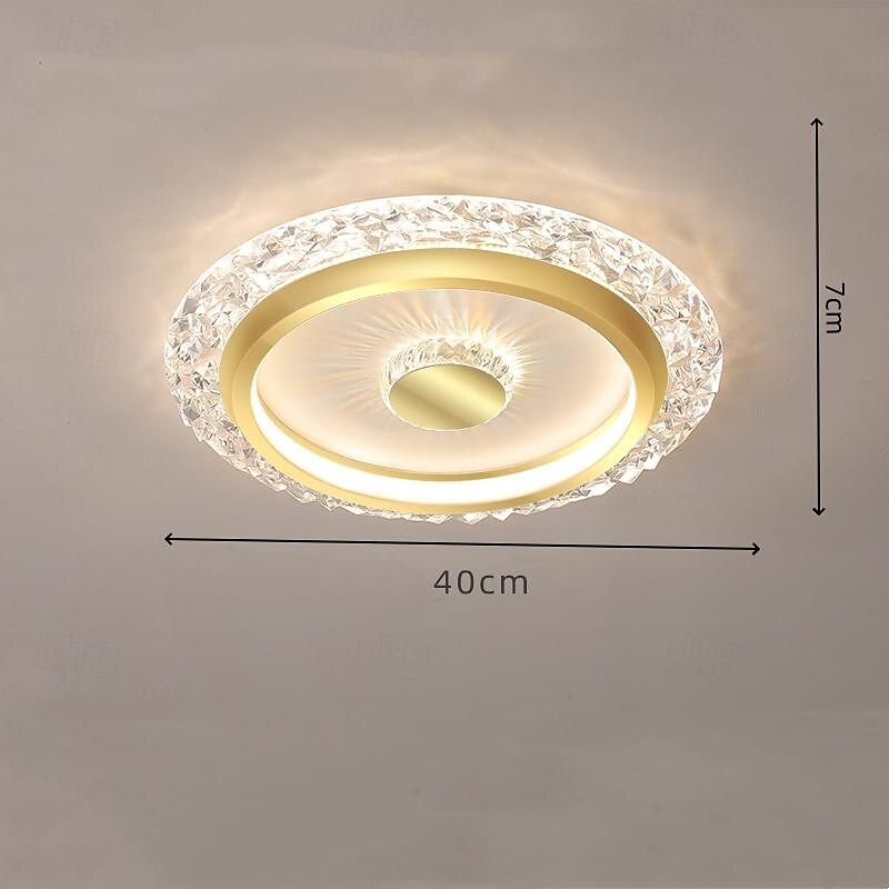 led mennyezeti lámpák szabályozható 40/50cm 1 könnyű fém falba süllyesztett mennyezeti lámpa beltéri mennyezetbe energiatakarékos világítás modern skandináv stílusú nappali hálószoba 110-240V csak 2025 - $230.39 –P2