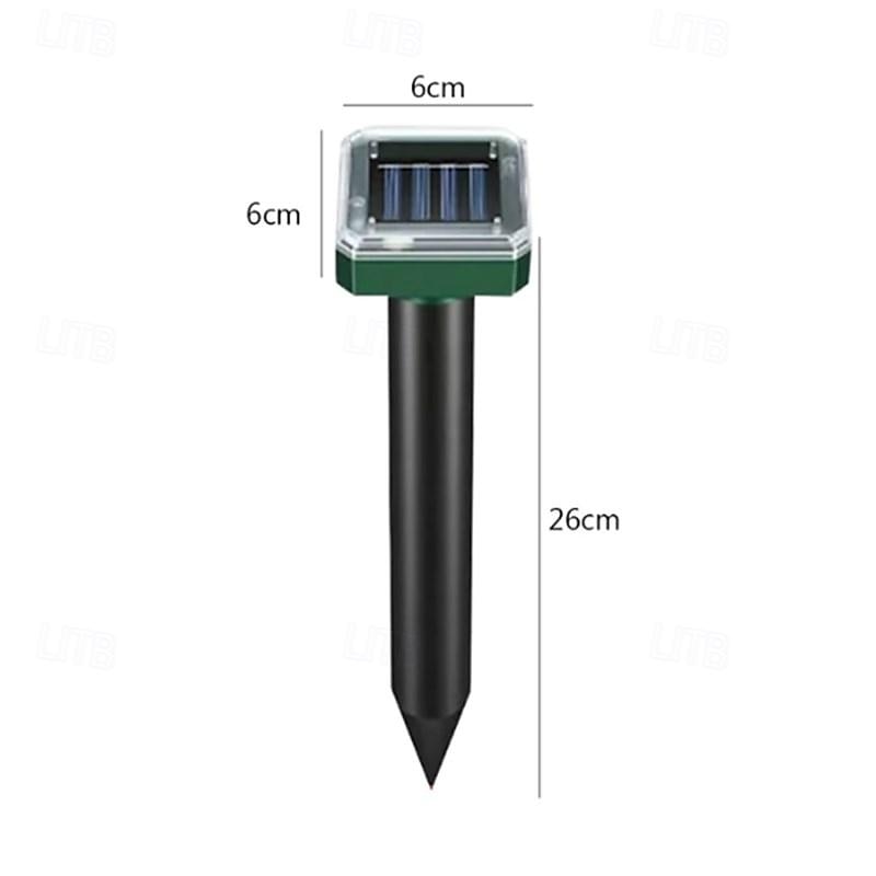 Solar Ultrasonic Mouse and Snake Repeller – Garden Pest Deterrent with Shock and Vibration, Solar Powered Lawn Protection Device 2025 - $15.99 –P15