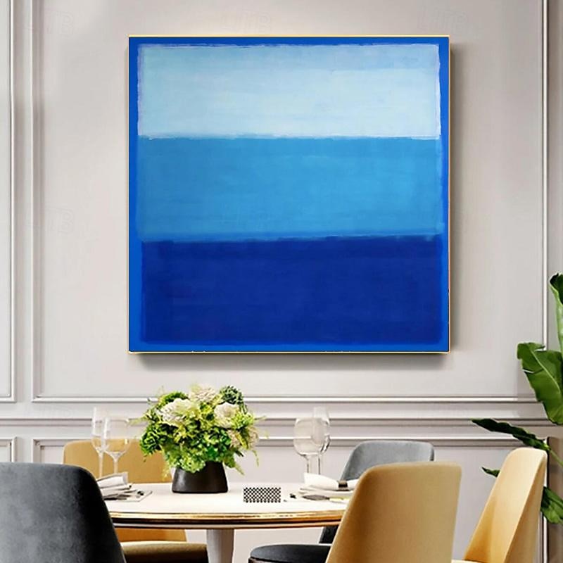 Famous Mark Rothko Colorful Abstract Artwork Hand-painted Canvas Painting Modern Wall Art For Gallery Living Room Home Decoration Stretched Frame Ready to Hang or Unframed 2025 - $141.99 –P5