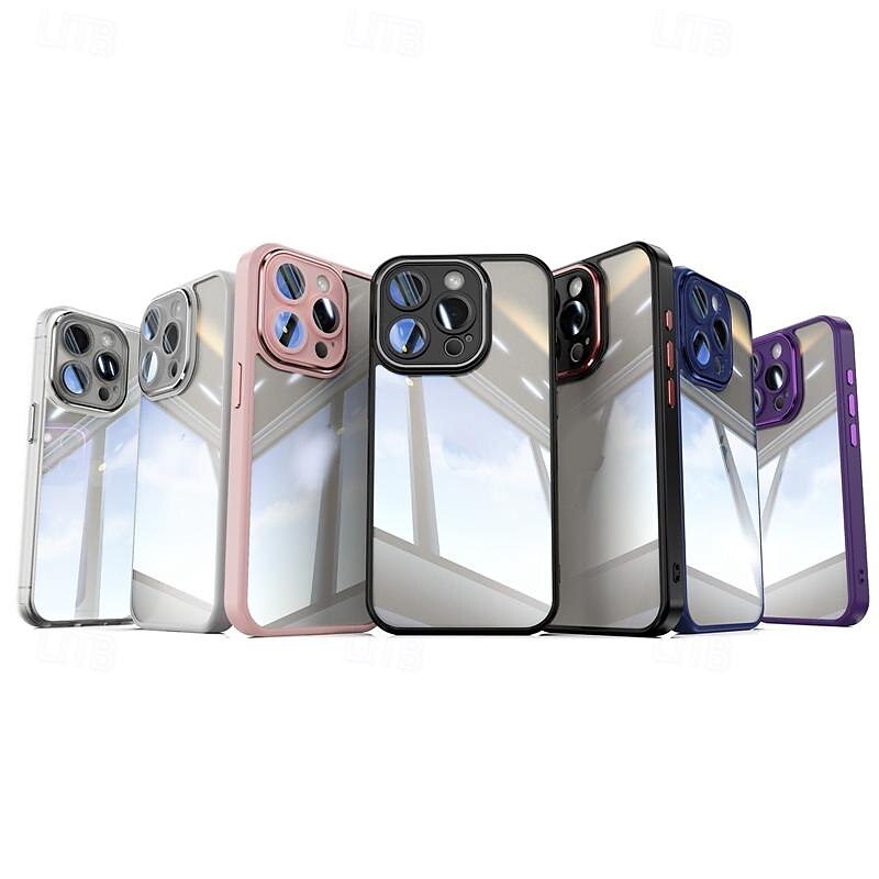 هاتف غطاء من أجل ايفون 16 iPhone 15 Pro Max iPhone 14 13 12 Pro Max Plus غطاء خلفي حامي عدسة الكاميرا ضد الصدمات درع TPU 2025 - $13.99 –P1
