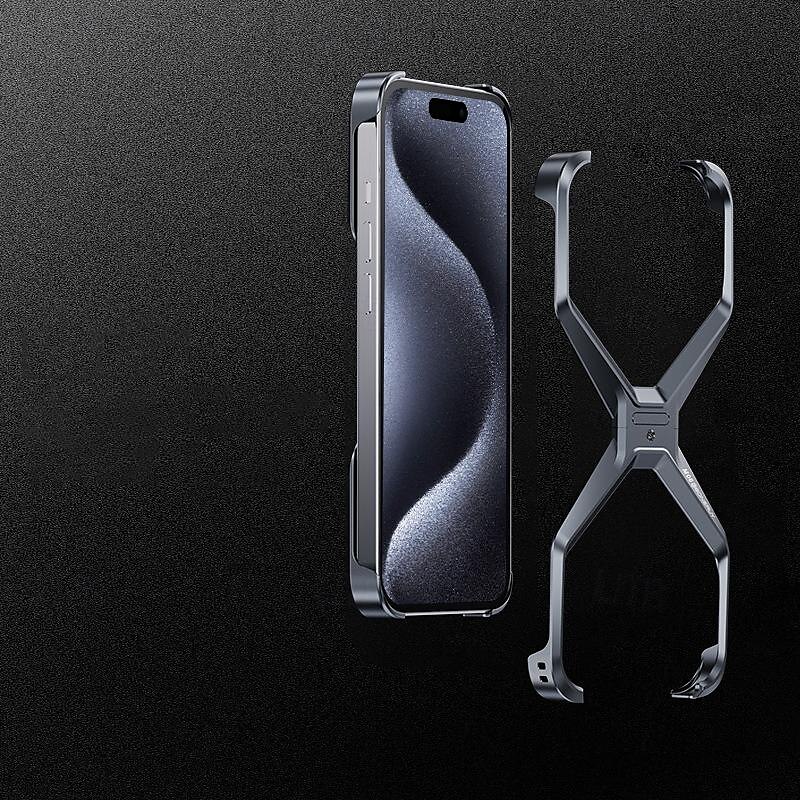2025年 電話 ケース 用途 iPhone 15 Pro Max iPhone 14 Pro Max iPhone 13 Pro Max バンパーフレーム マットフロスト 耐衝撃 メタル  コレクション – $28.99 –P9