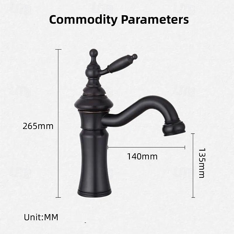 Torneira pia do banheiro - Cascata Galvanizar Conjunto Central Monocomando e Uma AberturaBath Taps de 2025 por $145.99 –P1