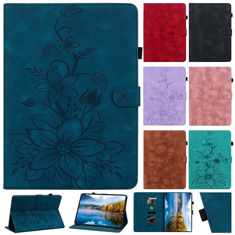 Tablet Case Cover For Samsung Galaxy Tab S8 Plus 12.4'' S8 11'' S7 FE 12.4'' S7 Plus 12.4" S7 11'' A8 10.5'' A 8.0" A9 Plus 11" with Stand Holder Flip Card Holder Graphic TPU PU Leather 2025 - $20.99 –P1