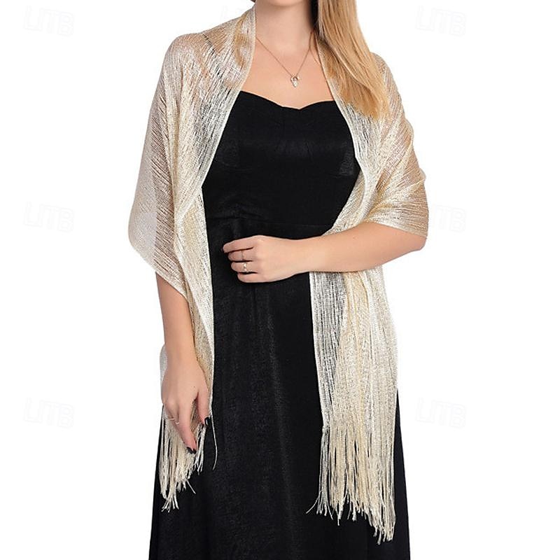 Women's Rectangle Scarf Street Daily Date Black Red Scarf Pure Color 2025 - $6.49 –P4