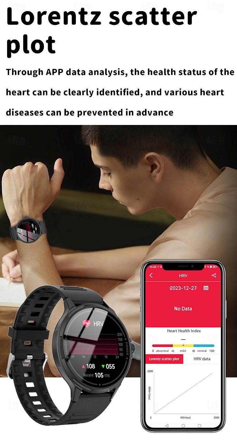 696 Y25 Εξυπνο ρολόι 1.9 inch Έξυπνο ρολόι Bluetooth ΗΚΓ + PPG Βηματόμετρο Υπενθύμιση Κλήσης Συμβατό με Android iOS Γυναικεία Άντρες Κλήσεις Hands-Free Υπενθύμιση Μηνύματος IP 67 Θήκη ρολογιού 48mm 2025 - $44.99 –P12