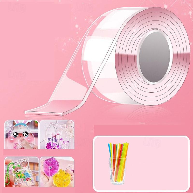 نانو لاصق الضغط تهب فقاعة الضغط لاصق الأرز لزجة لاصق على الوجهين مجموعة شريط نانو DIY 2025 - $31.99 –P1