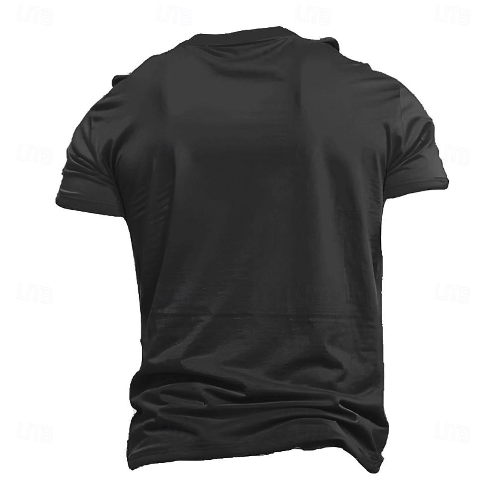Pánské Grafika Tričko Krátký rukáv tričko 3D tisk Tričkový Košile prázdniny Sportovní Módní ulice Outdoorové sporty Černá Vodní modrá Trávová zelená Léto Jaro Oblečení S M L XL XXL XXXL 2025 - $15.99 –P2