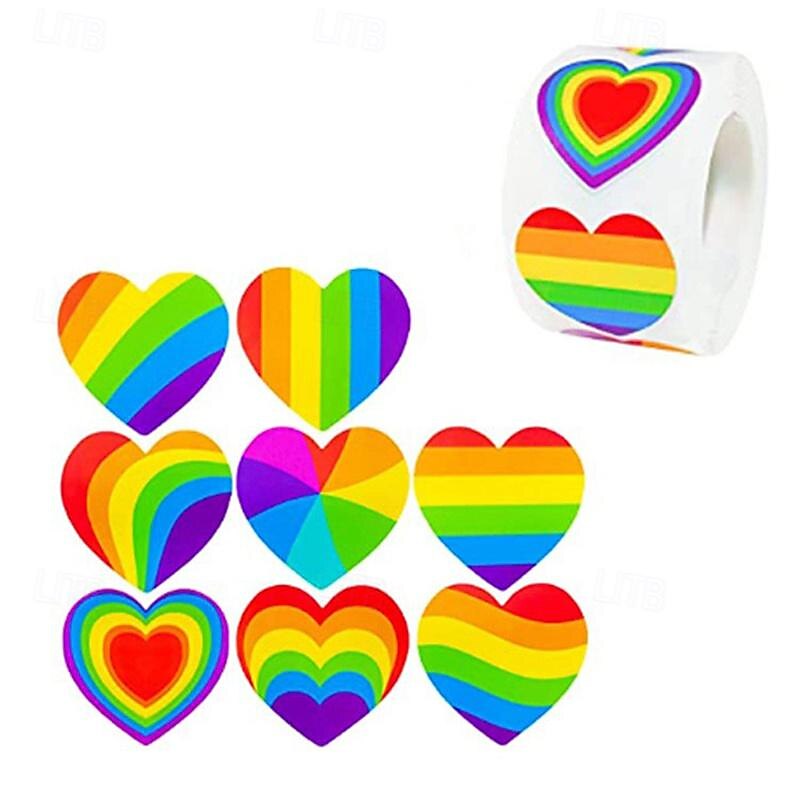 adesivo del mese dell'orgoglio di San Valentino da 1 pollice-2,5 cm 1,5 pollici-3,8 cm del 2025 a $11.99 -P16