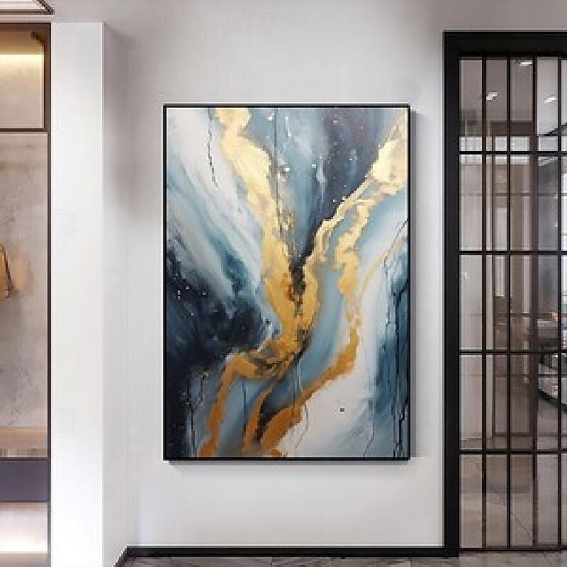 handgemachtes abstraktes minimalistisches Texturfolie-Gold-Ölgemälde auf Leinwand, große Wandkunst, individuelles Folien-Goldgemälde, Goldfoliengemälde, Goldgemälde, Wanddekoration für Wohnzimmer 2025 - $125.99 –P2