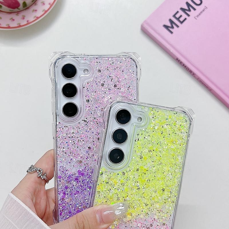 τηλέφωνο tok Για Samsung Galaxy S24 S24 Ultra Plus S23 Ultra Plus S23 S22 S22 Ultra S21 FE A55 A35 A25 A15 5G A54 A34 A14 S25 Ultra Πίσω Κάλυμμα με τον Lanyard Bling Glitter Shiny Ανθεκτική σε πτώσεις 2025 - $13.99 –P13