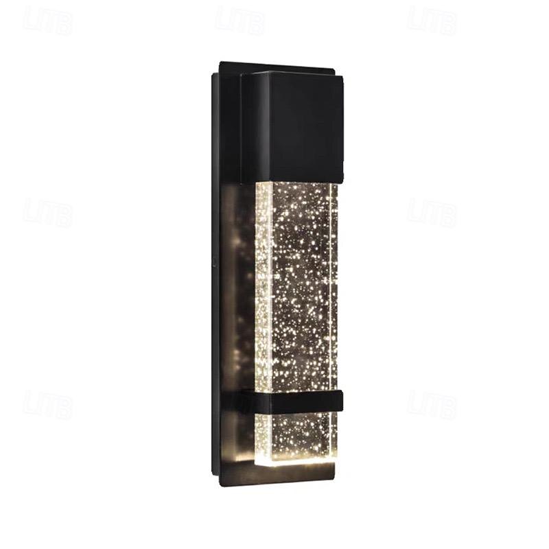 LED Outdoor Wall Light Warm White 20W Villa Exterior Wall Lamp Exterior Wall Sconce Light Fixture with Seeded Glass Shade Socket Waterproof Wall Mount Light for Porch Doorway Garag 110-240V 2025 - $165.99 –P5