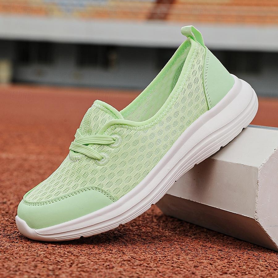 Leichte, atmungsaktive Wanderschuhe für Damen – Slip-On-Mesh-Sneaker zum Laufen und für die Freizeit 2025 - $26.99 –P17