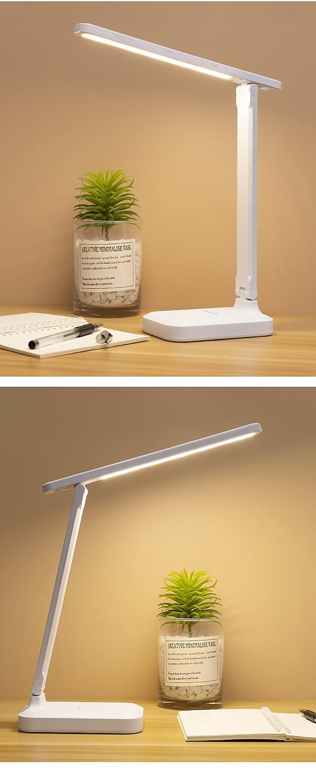 Folding Table Lamp Reading USB Touch Dimmable Eye Protection Led Desk Lamp Bedroom Student Reading Night Light 3 Color Stepless Dimmable Desk Lamp Touch Foldable Eye Protection Reading Night Light 2025 - $17.49 –P11