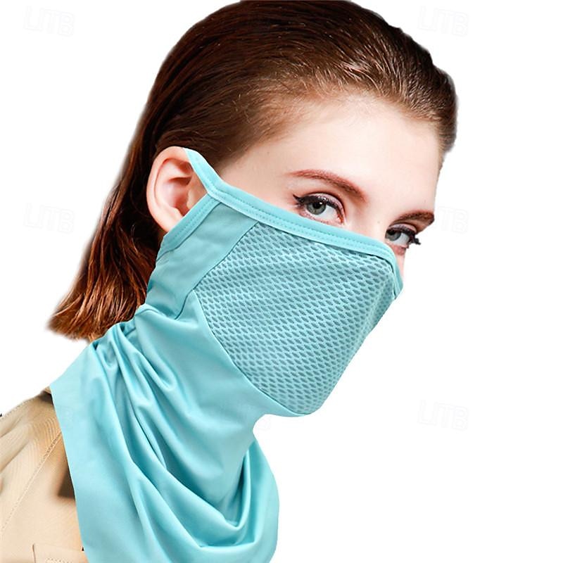 WOSAWE Neck Gaiter Neck Tube Bandana Sports Scarf Face Mask Anti-Insect Dust Proof Lightweight Soft Comfortable Bike / Cycling Black White Blue for Men's Women's Adults' Traveling Mountaineering 2026 - $14.99 –P19