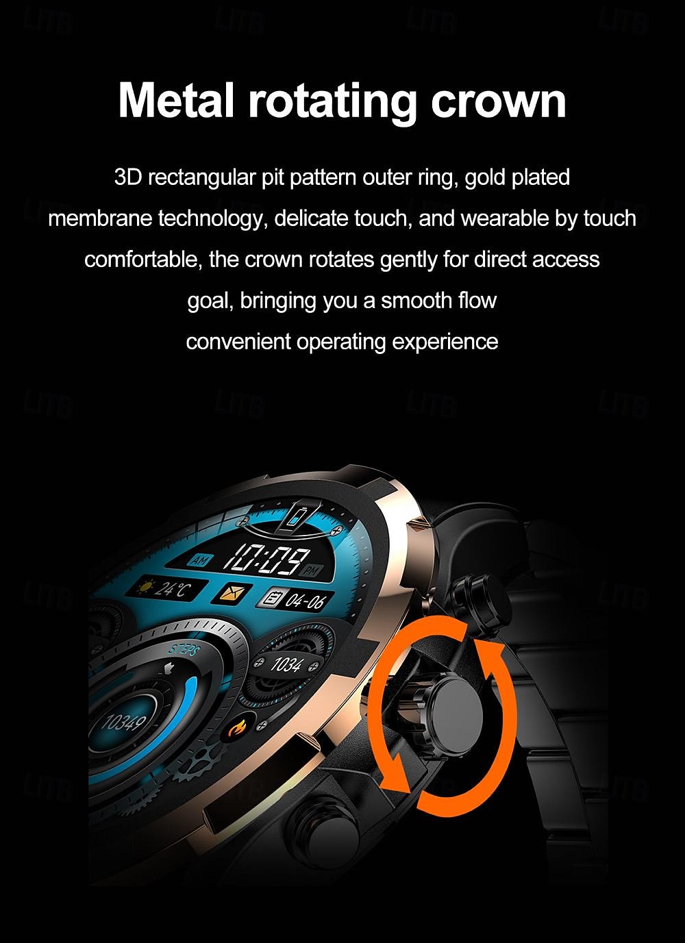696 HK98 Smartwatch Fitness Tracker EKG PPG Bluetooth-Anruf Erinnerung Android iOS IP67 48mm 1.43" 2025 - $63.99 –P7