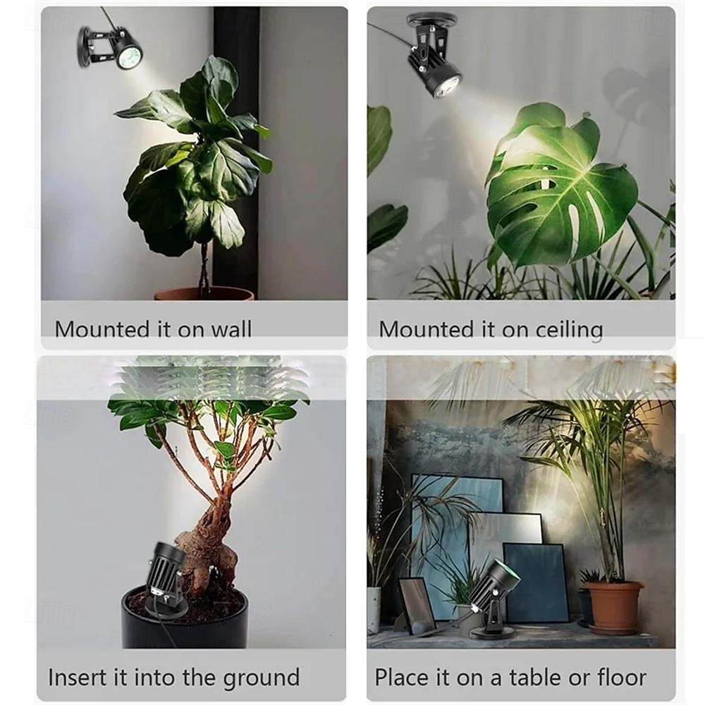 led-spot licht usb-interface dimmen kleuraanpassing getimede spotlight warm licht wit licht neutraal licht projectielicht kamerplant verlichting decoratie sfeer licht plant landschap decoratie licht 2025 - $26.99 –P7
