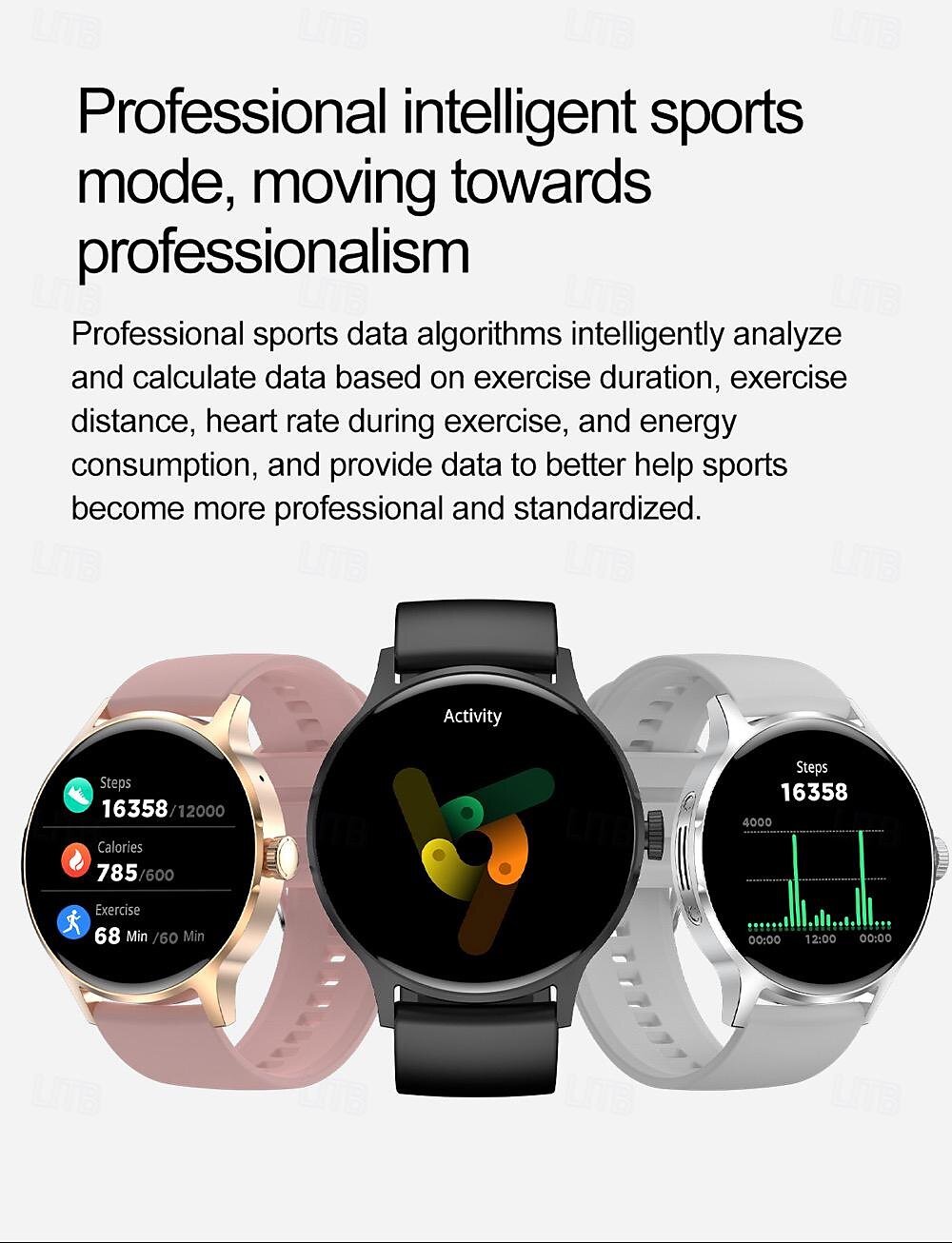696 HK30 Inteligentny zegarek 1.43 in Inteligentny zegarek Bluetooth EKG + PPG Krokomierz Powiadamianie o połączeniu telefonicznym Kompatybilny z Android iOS Damskie Męskie Odbieranie bez użycia rąk 2025 - $47.99 –P9