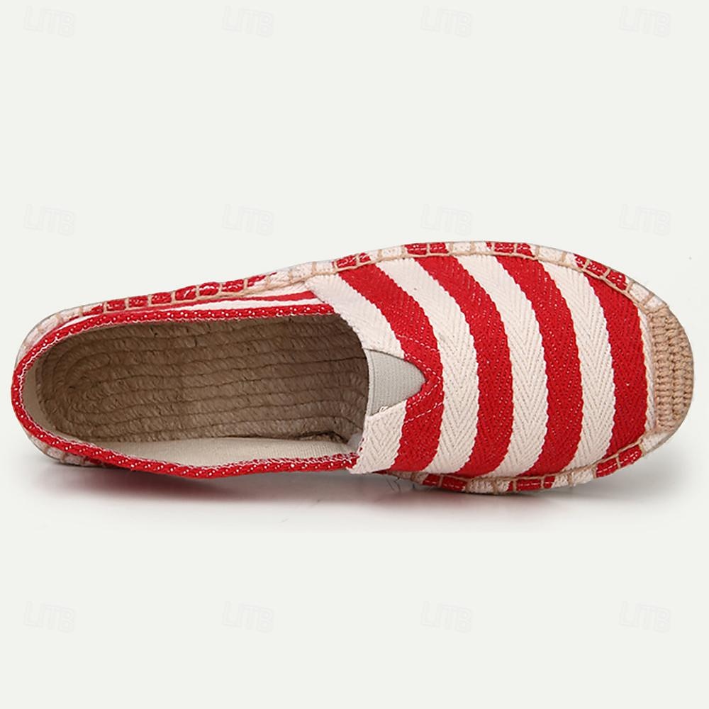 Miesten Mokkasiinit Comfort-huopa Kangas Mukava Liukumaton Loaferit Tumman punainen Musta 2025 - $46.99 –P3