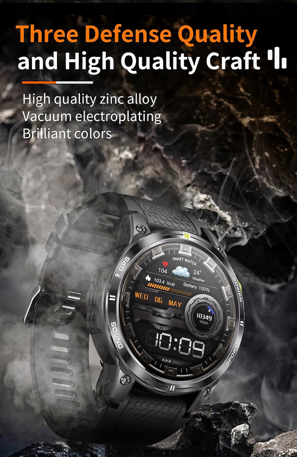 696 NX18Pro Smart klocka 1.5 tum Smart Klocka Blåtand EKG + PPG Stegräknare Samtalspåminnelse Kompatibel med Android iOS Dam Herr Handsfreesamtal Meddelandepåminnelse IP 67 48mm klockfodral 2025 - $79.99 –P8