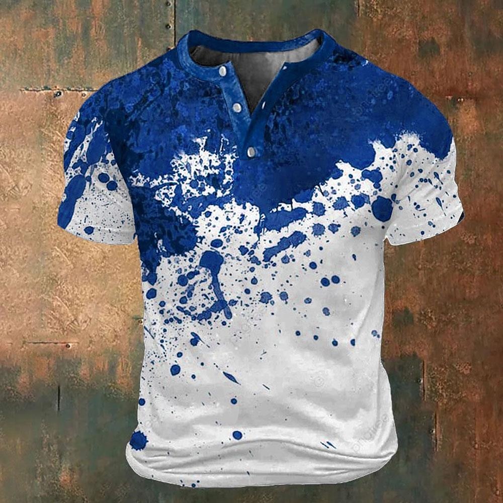 Graphic Manchas de sangre Deportes Moda Exagerado Hombre Impresión 3D Camiseta Calle Deporte Camiseta Rojo Azul Piscina Verde Trébol Cuello Barco Camisa Verano Primavera Ropa S M L XL XXL 3XL 2025 - $23.99 –P5