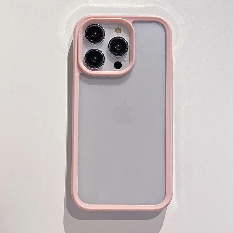 телефон Кейс для Назначение iPhone i16 15 14 Pro Max Plus 15 14 Pro Max 13 Pro Max Кейс на заднюю панель Прозрачный Защита от удара ТПУ Акрил 2025 - $7.99 –P12