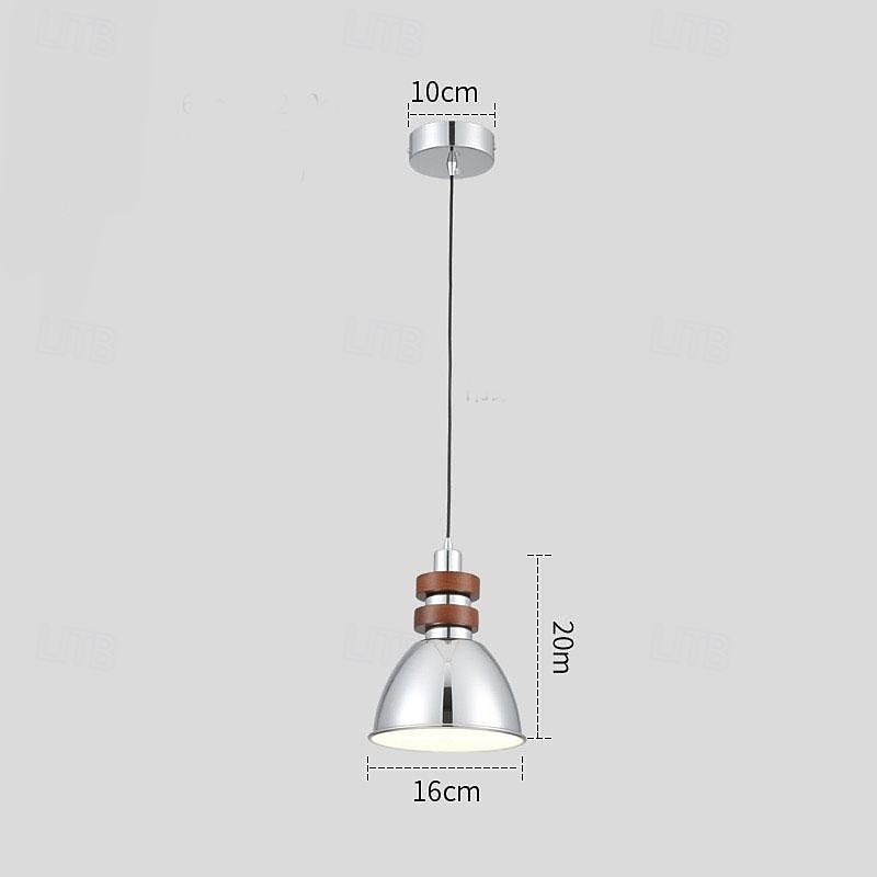 LED Pendant Light Warm White 16/17cm 1-Light Industrial Metal Adjustable Ceiling Hanging Light Electroplated Modern Living Room Bedroom 110-240V 2026 - $249.99 –P5