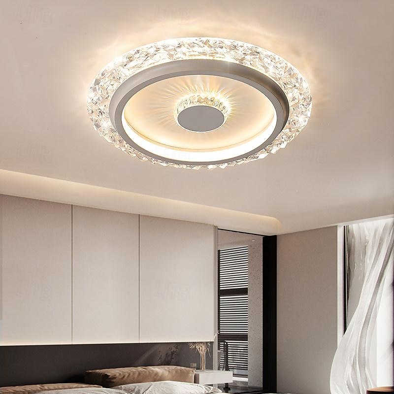 led mennyezeti lámpák szabályozható 40/50cm 1 könnyű fém falba süllyesztett mennyezeti lámpa beltéri mennyezetbe energiatakarékos világítás modern skandináv stílusú nappali hálószoba 110-240V csak 2025 - $230.39 –P1