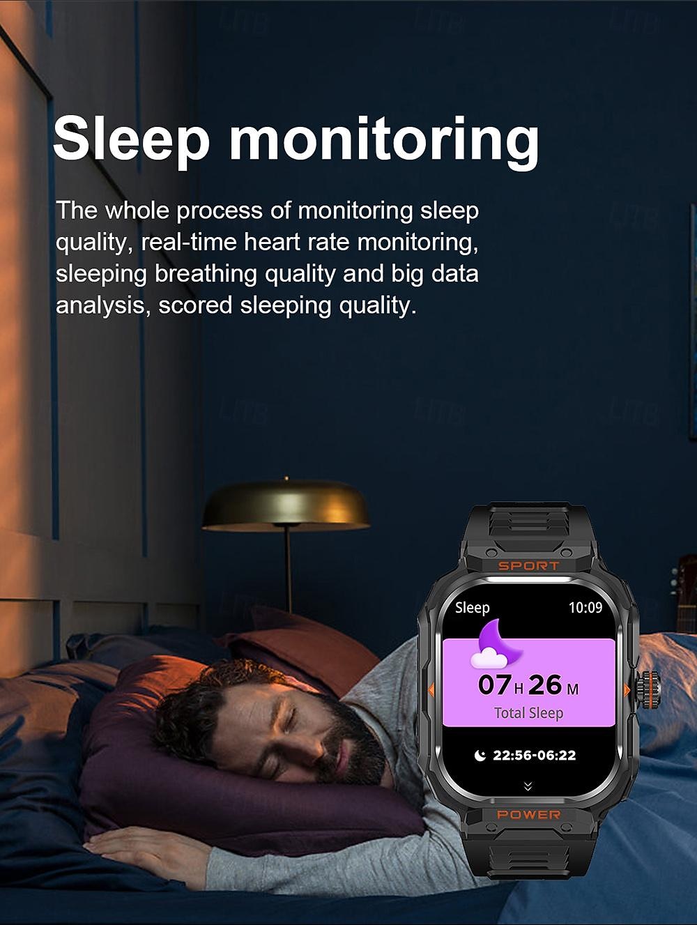 iMosi GT55 Smart Watch 2.01 inch Smartwatch Fitness Running Watch Bluetooth Pedometer Call Reminder Sedentary Reminder Compatible with Android iOS Unisex Long Standby Hands-Free Calls Waterproof IP 67 2026 - $85.99 –P13