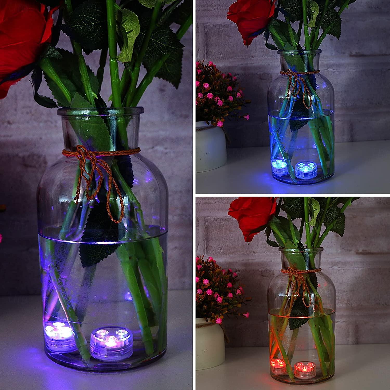 dompelbaar zwembad led-licht met afstandsbediening rgb aquarium duiklamp batterij aangedreven 3led onderwaterlicht bruiloft vijver zwembad badkuip aquarium party vaas decoratie 1pc 2025 - $8.49 –P10