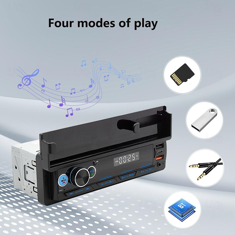 FYAUTOPER Car Bluetooth MP3 player with mobile phone stand multimedia lossless music Car radio 2025 - $49.99 –P4