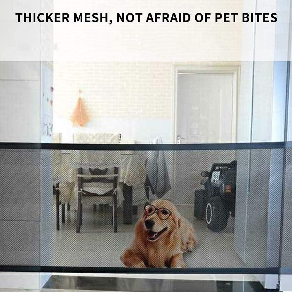 Dog Gates Indoor Pet Isolation Net Folding Safety Door Guard, Pet Isolation Net, Dog Barriers, Magic Gate for Dogs, Safety Fence for Hall Doorway, Pet Isolation Net Indoor Outdoor 2025 - $13.99 –P3