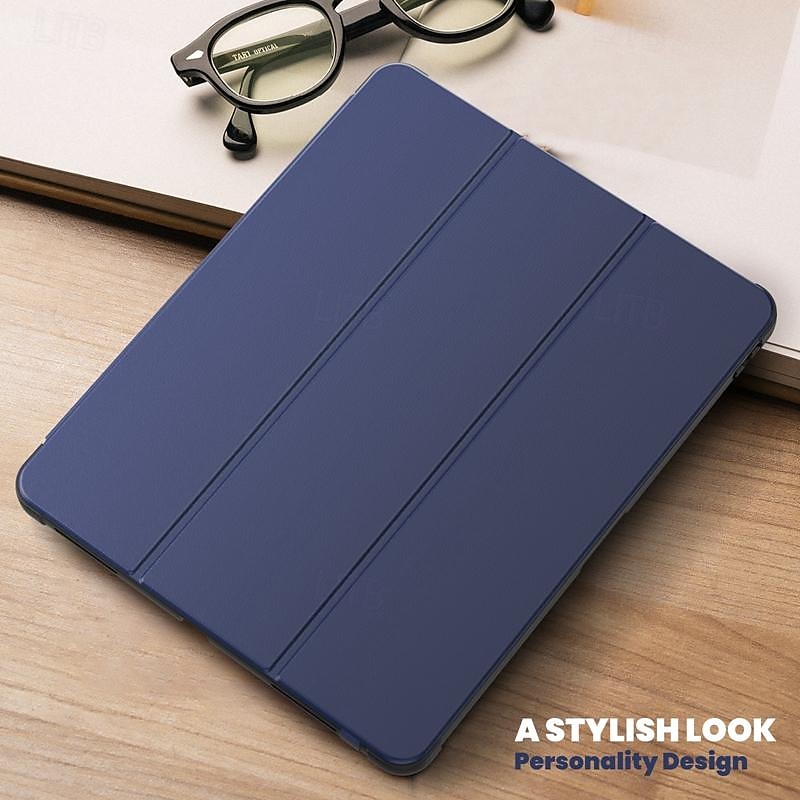 Таблетка Чехлы панели Назначение Apple ipad 9th 8th 7th Generation 10.2 inch iPad Pro 12.9'' 5th iPad Air 3-й Портативные Держатель для карандашей Тройная подставка ТПУ Кожа PU 2025 - $24.99 –P12