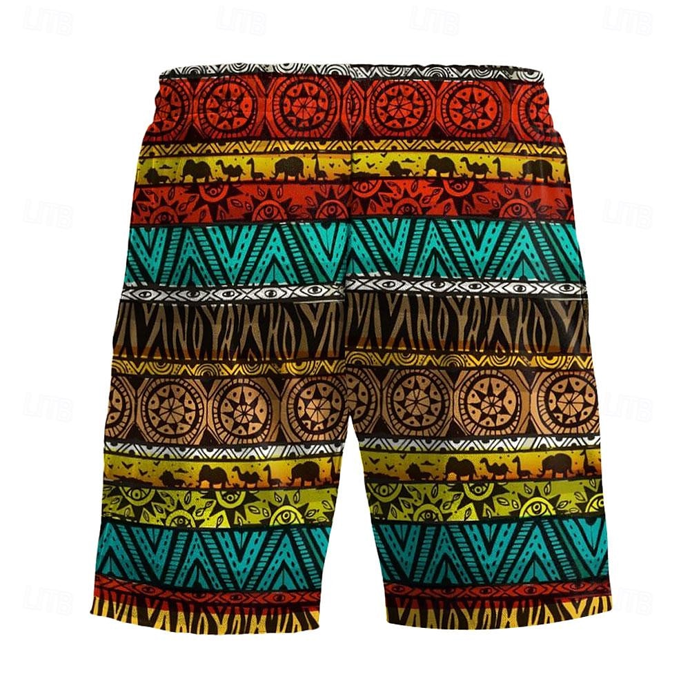 Homme Grille / Carreaux Formes Géométriques Maillots de bain Shorts de bain Shorts de Surf Taille Moyenne ancien Mode Designer Occasionnel Quotidien Fête Avec Poches Cordon de serrage Taille Élastique de 2025 ? $17.99 –P2