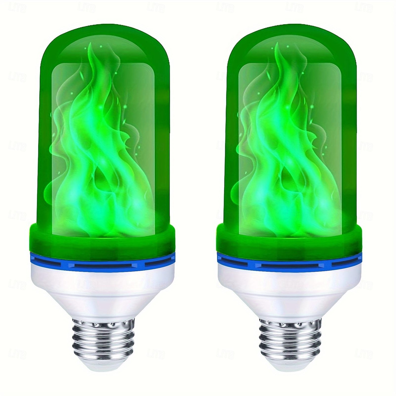 5W LED Fire Flame Effect Light Bulb, E26 E27 B22 4 Modes Fire Flickering Bulbs for Christmas Decoration Atmosphere Lighting with 4th Gear Gravity Sensor 1pc 2025 - $9.49 –P14