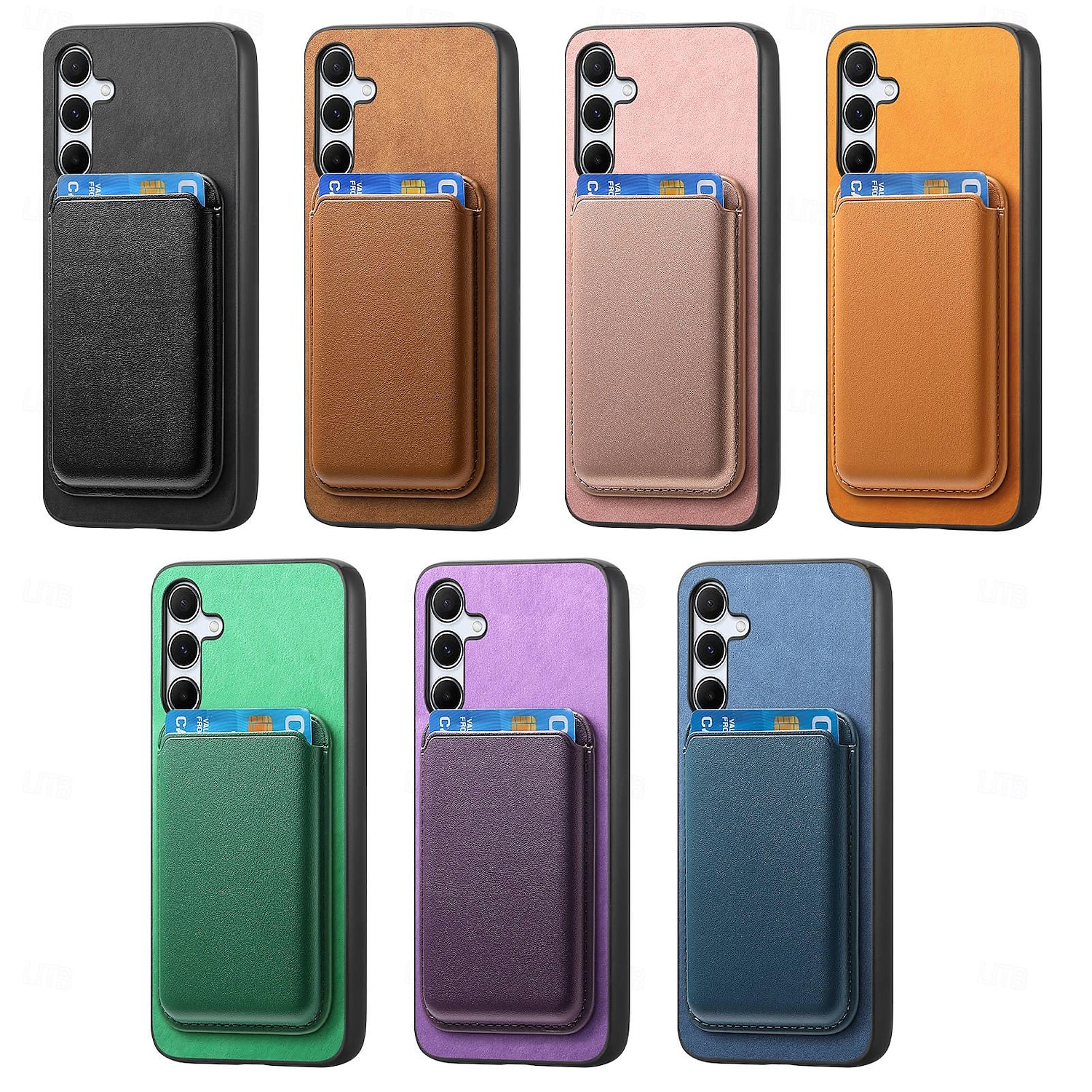 телефон Кейс для Назначение SSamsung Galaxy S24 Ultra Plus S23 Ultra Plus А55 А35 А25 А15 5Г A54 A34 A14 S25 Ультра Магнитный адсорбционный футляр 2025 - $19.99 –P1
