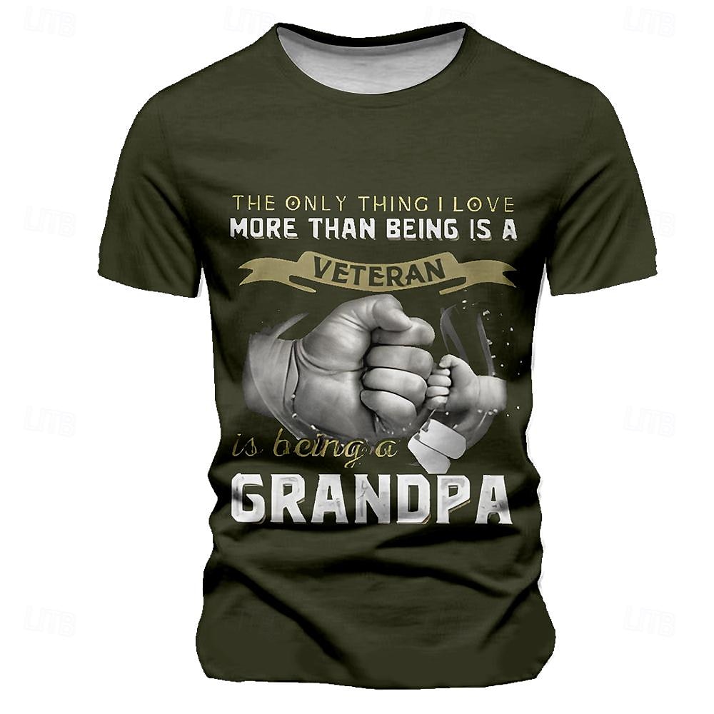 Bărbați Scrisă Gest Tricou Manșon scurt Tricou Tipărire 3D Stil Nautic Cămașă Sport Modă Stradă Sport exterior Negru Trifoi Vară Primăvară Îmbrăcăminte S M L XL XXL XXXL 2025 - $15.99 –P1
