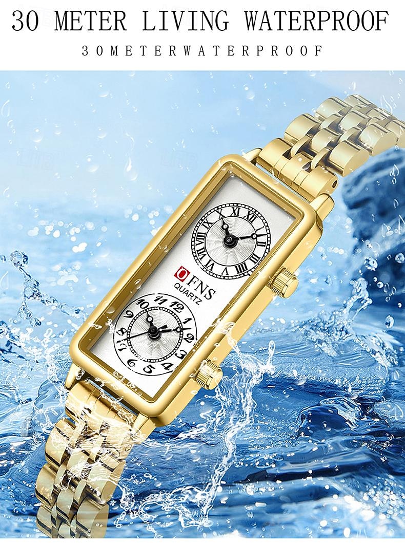 Moederdag Cadeau voor Vrouwen Quartz Horloge Creatief Modieus Casual Horloge Waterdicht Wereldtijd Decoratie Lederen Mesh Band Horloge 2026 - $36.99 –P14