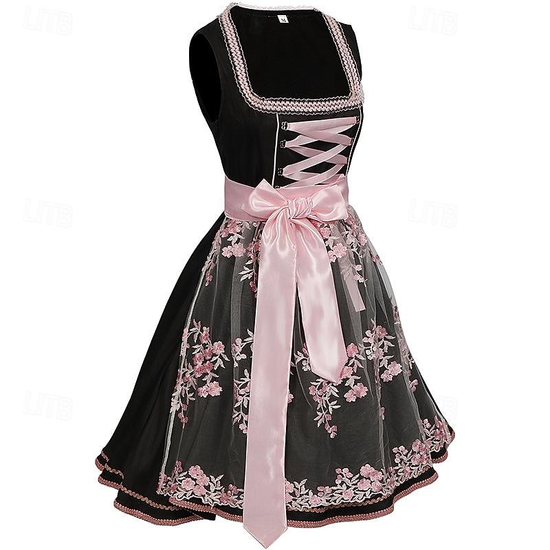Oktoberfest Vestidos Roupa Dirndl Bávaro Empregada Alemão Munique prados Mulheres Pano de Estilo Tradicional Sem Blusa de 2026 por $66.99 –P2