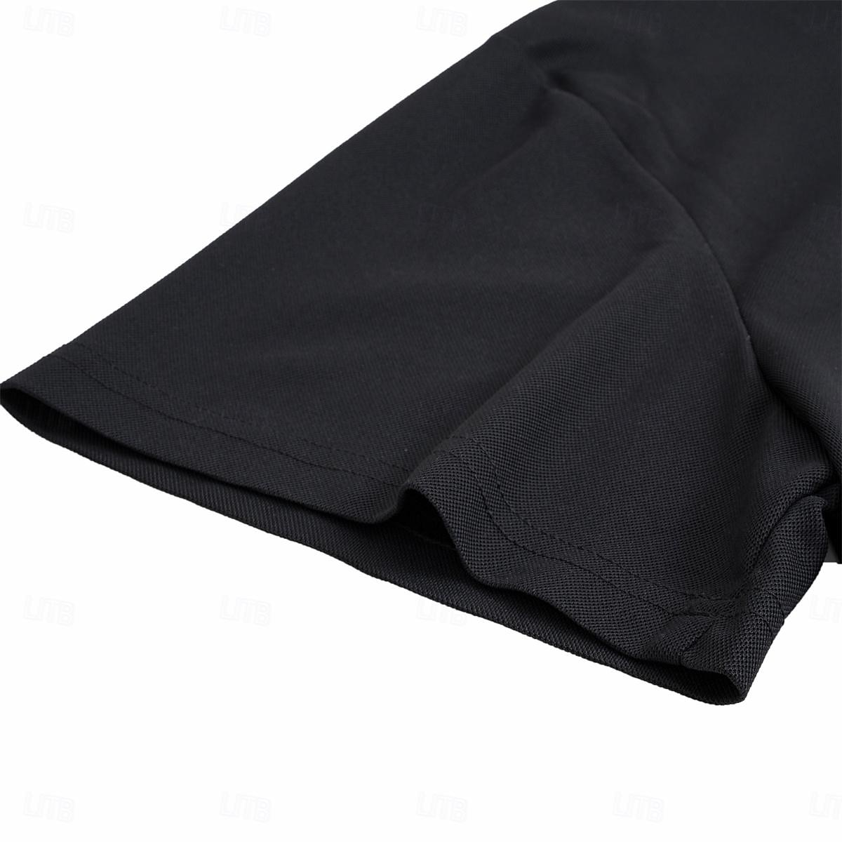 Men's Collarless Golf Shirts Banded Collar Shirt Street Casual Notched V Neck Short Sleeve Fashion Basic Plain Button Summer Regular Fit Black White Navy Blue Gray Collarless Golf Shirts 2025 - $17.99 –P11