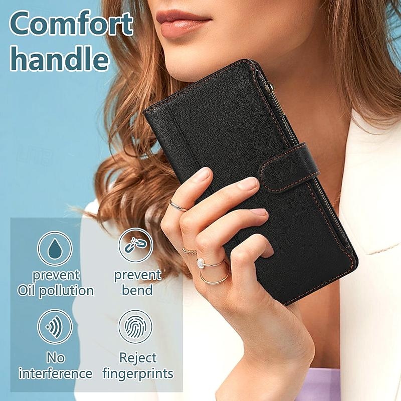 telefoon hoesje Voor Samsung Galaxy S24 S23 S22 S21 Ultra Plus A55 A35 A25 A15 5G A54 A34 A14 S20 Plus S20 Ultra S20 A53 A33 A23 A13 S20 FE S25 Ultra Wallet Card Case met standaard Magnetisch Rits 2025 - $19.99 –P8