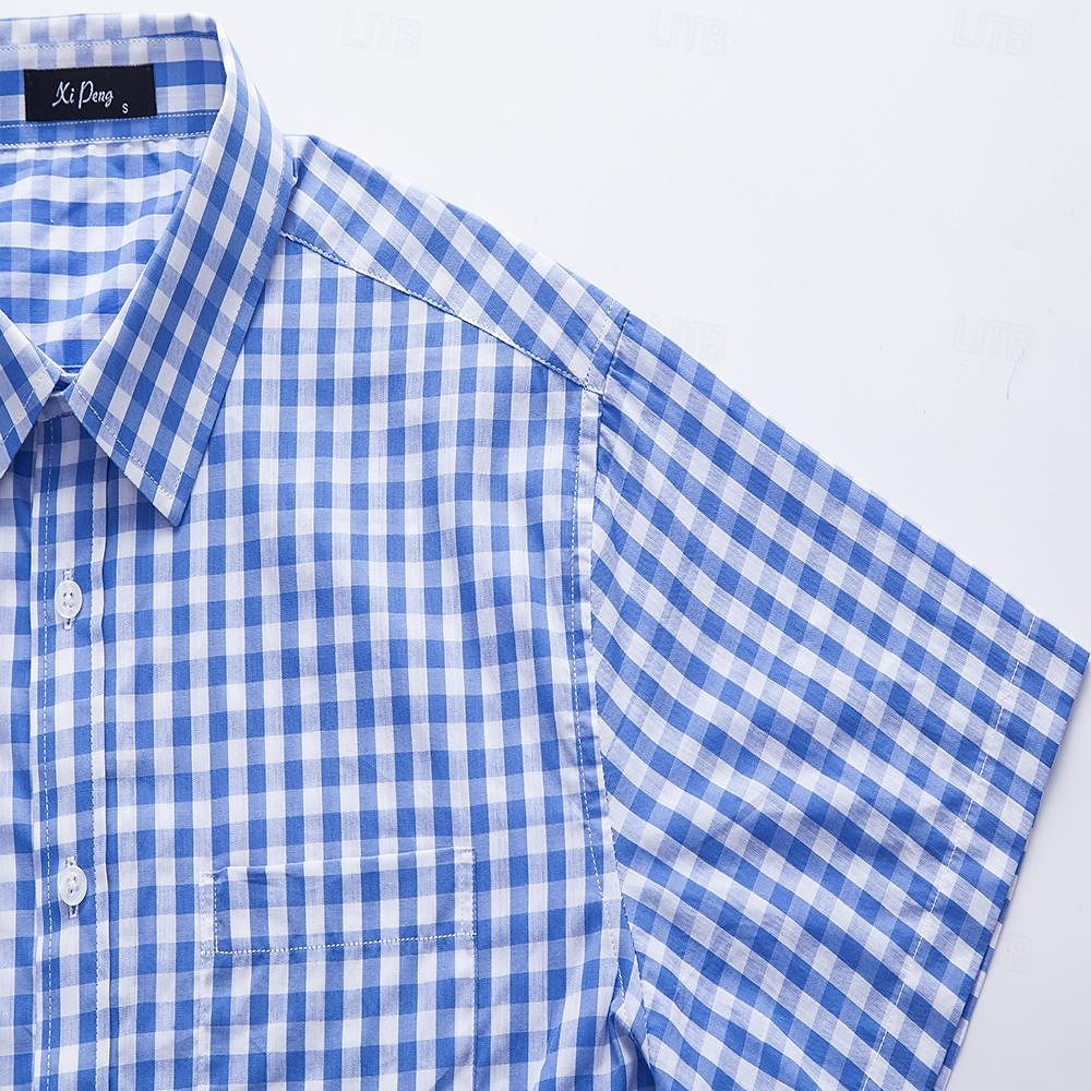 Oktoberfest Hemd Gingham overhemd Beiers Duits München Weiden Voor heren Doek in traditionele stijl 2025 - $32.99 –P4