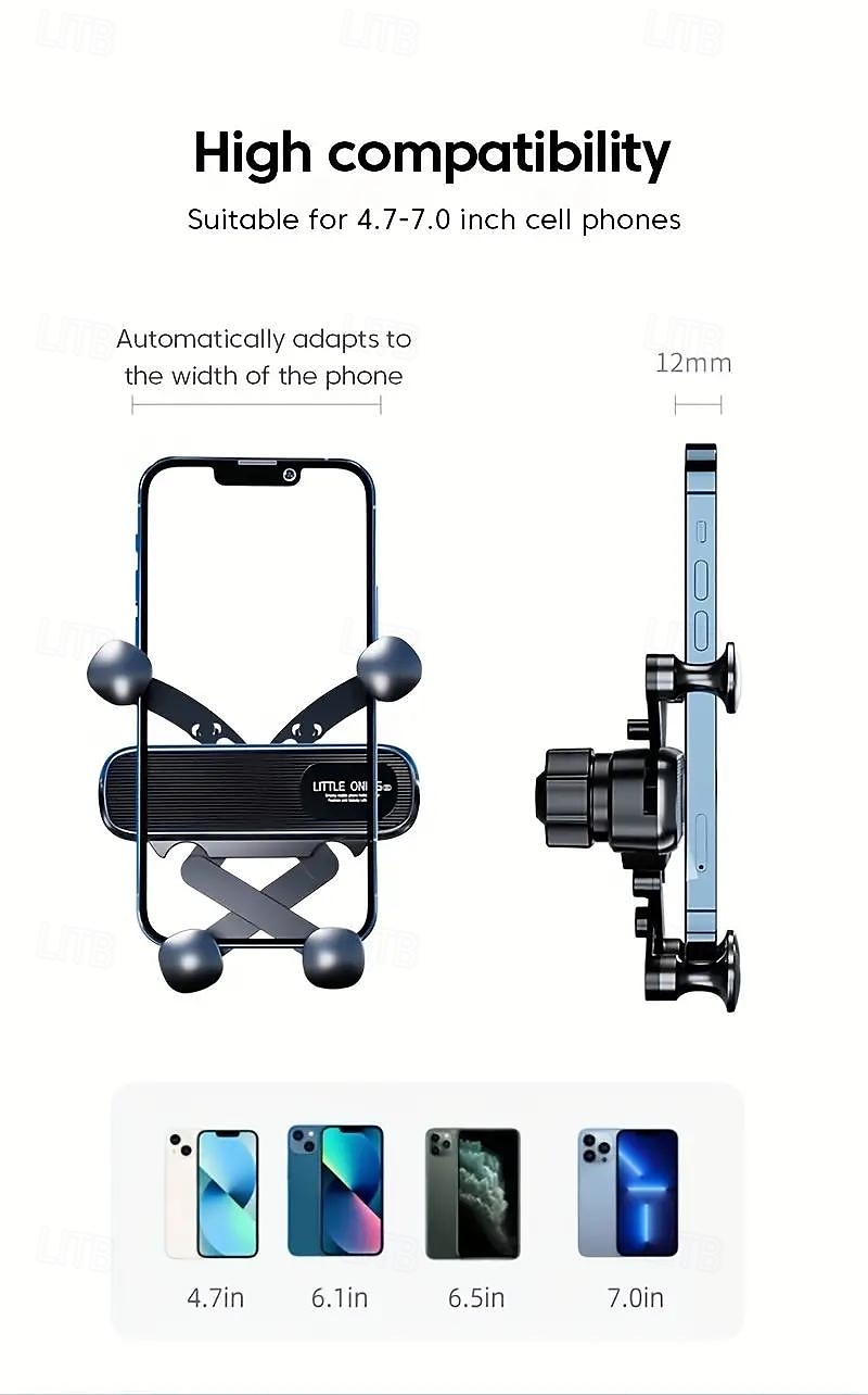 Car Vent Gravity Navigation Mobile Phone Support Stand Cartoon Telescopic Stand Wholesale Mini Car Mobile Phone Stand 2025 - $15.99 –P10
