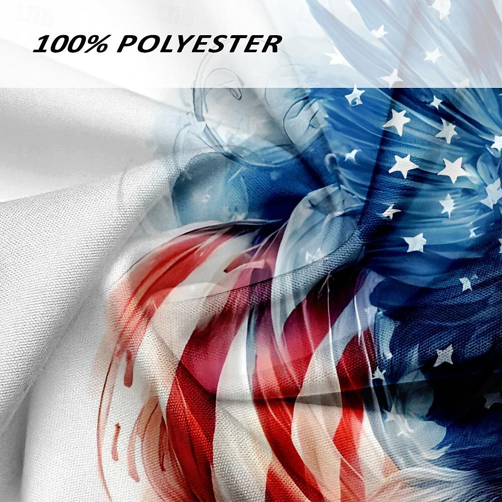 Giorno dell'indipendenza americana Per uomo Bandiera Bandiera americana Camicia con bottoni Camicie stampate Manica lunga Affari casual Da mare Da giorno Evento Autunno Inverno Primavera estate Collo del 2025 a $26.99 –P3