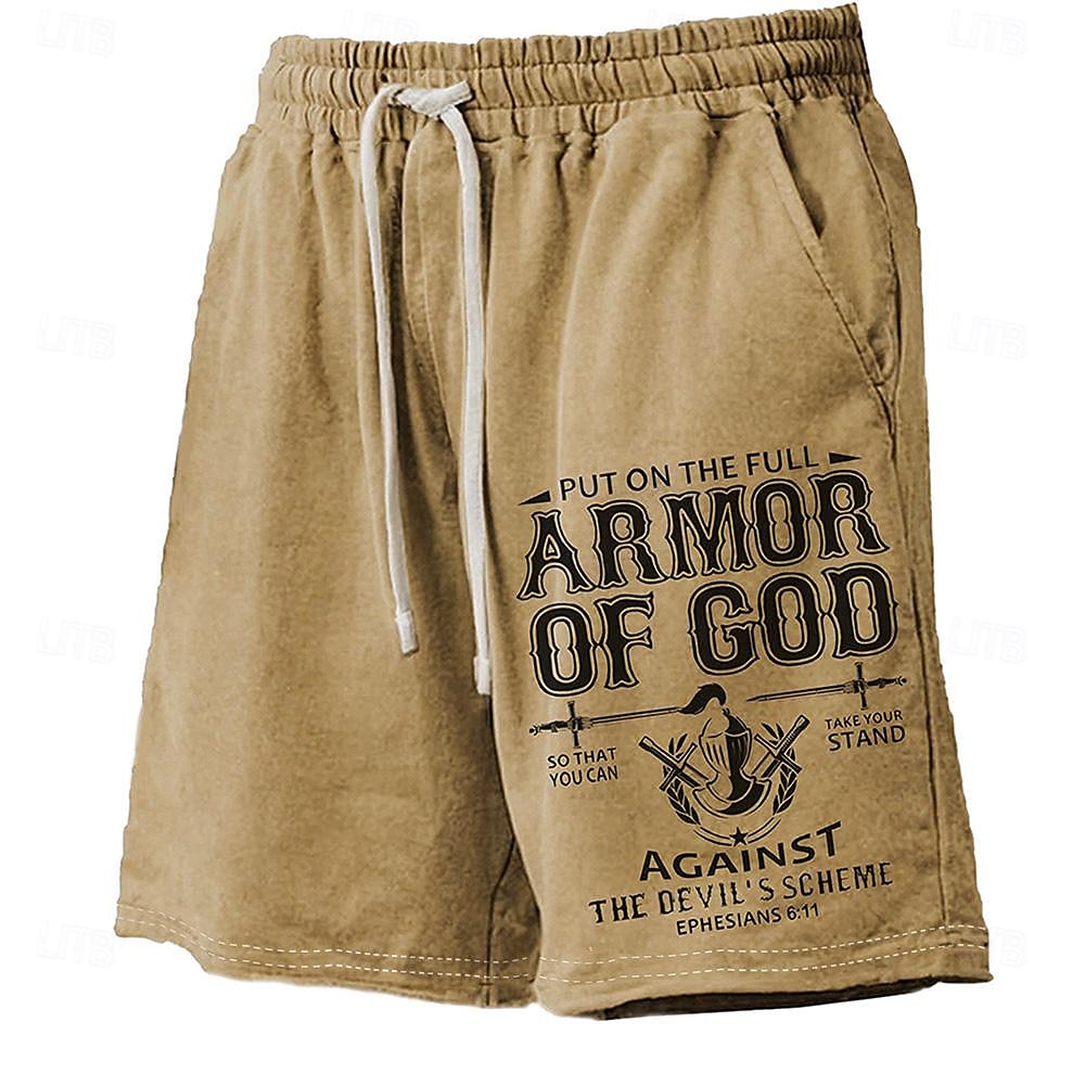 Per uomo Alfabetico Croce Armatura di Dio Boxer da surf Pantaloncini da mare Boxer da mare Vita normale Hawaiano Informale Per eventi Spiaggia A cordoncino con fodera in rete Vita elastica progettista del 2025 a $19.99 –P6