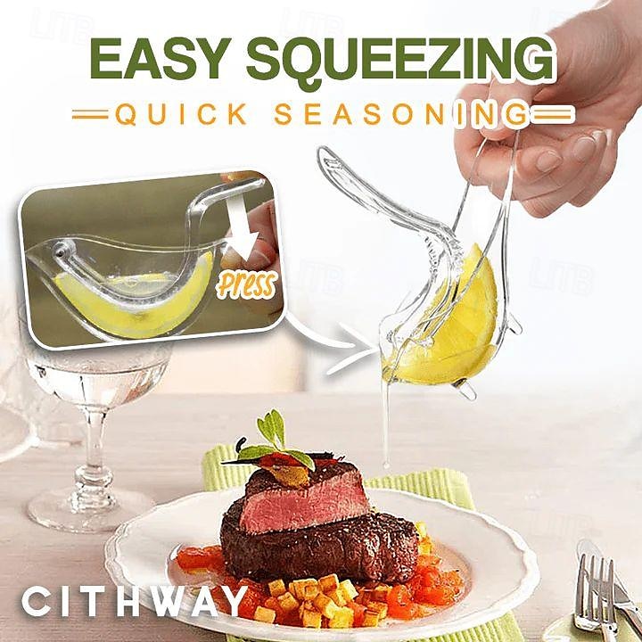 Bird Lemon Squeezer, Lemon Juicer Acrylic Manual Juice Lime Squeezer Bird Shape Lemon Slice Wedge Squeezer 2024 - $9.99 –P5