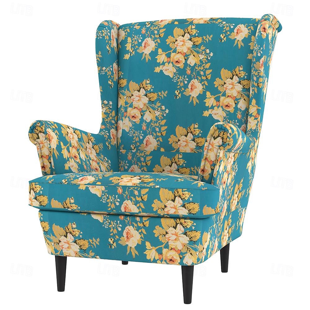 Wingback Chair Cover 100% Cotton with Armrest Cover Floral Quilted Slipcovers Single Seat STANDcover LITB PRIME cover 2026 - $163.99 –P8